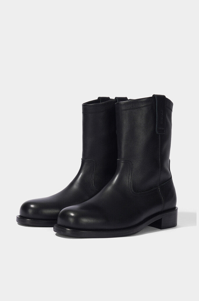 Bottines en cuir