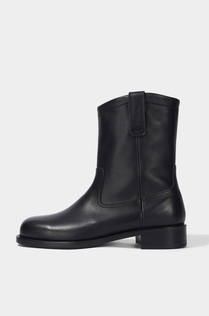 Bottines en cuir