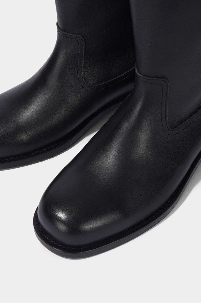 Bottines en cuir