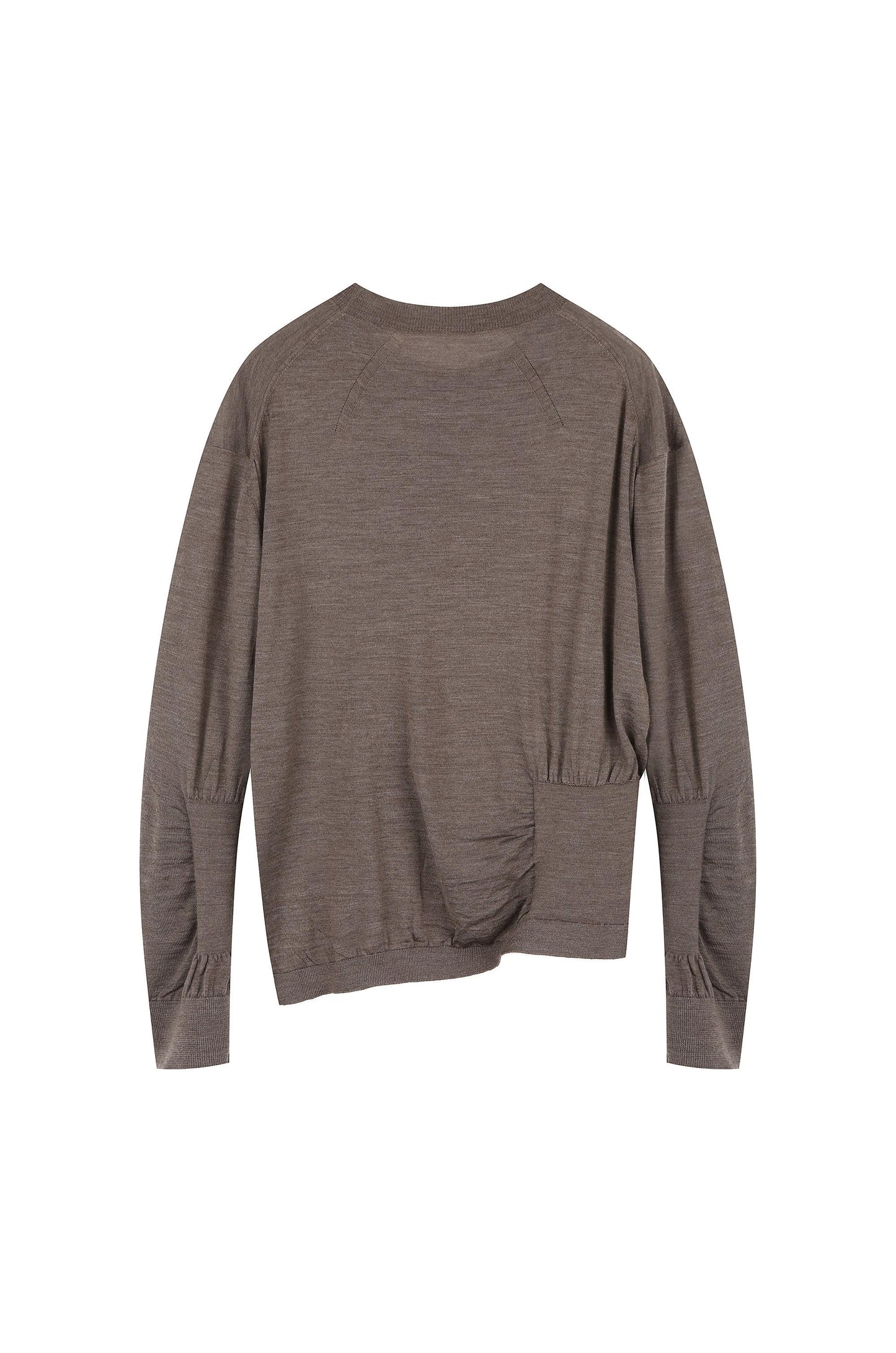 Hem Detailed Wool Knitted Top