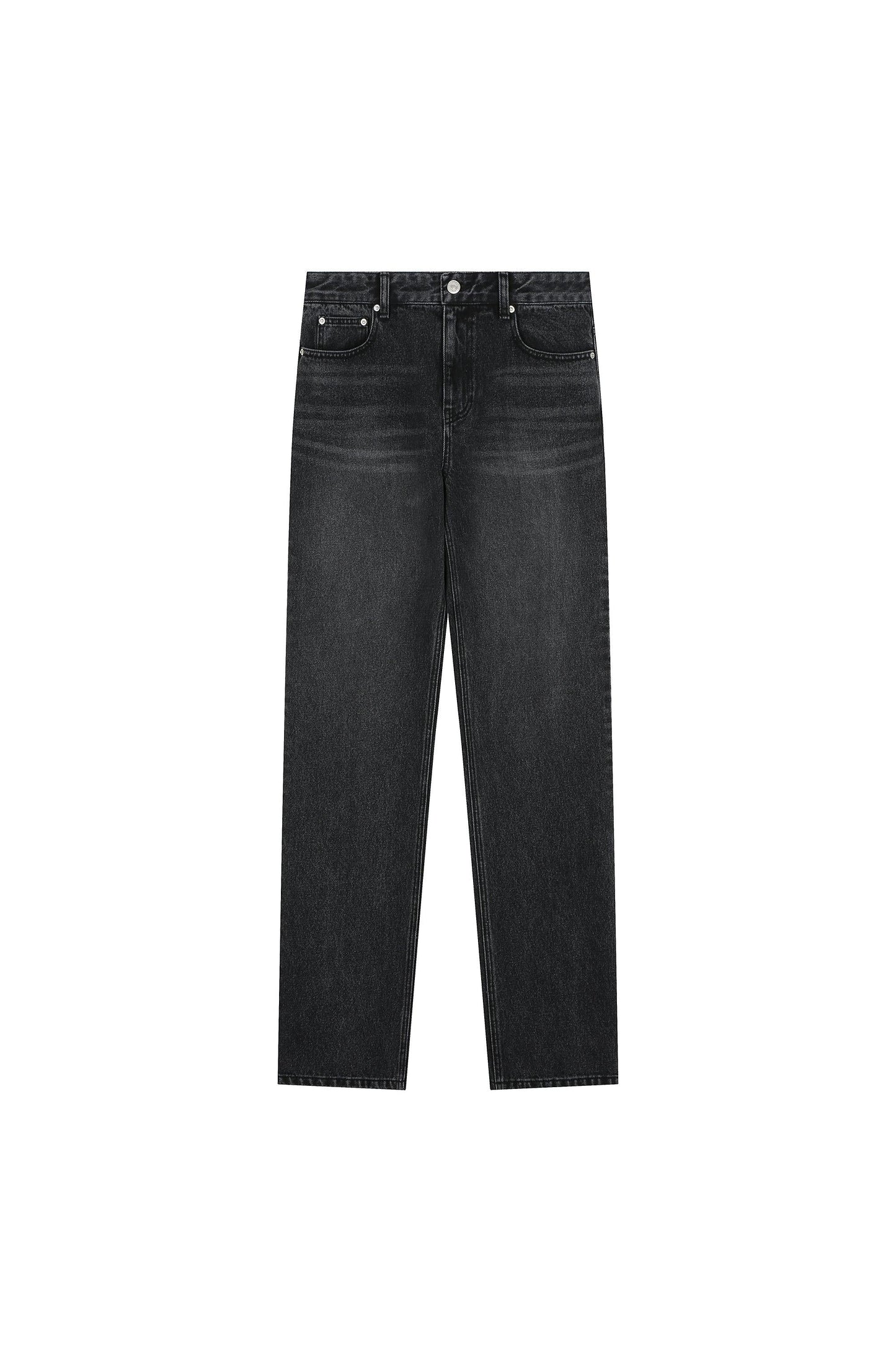 Slim Slit Denim Pants