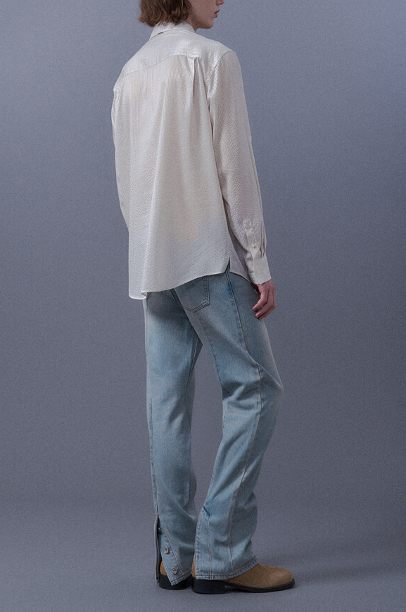 Slim Slit Denim Pants