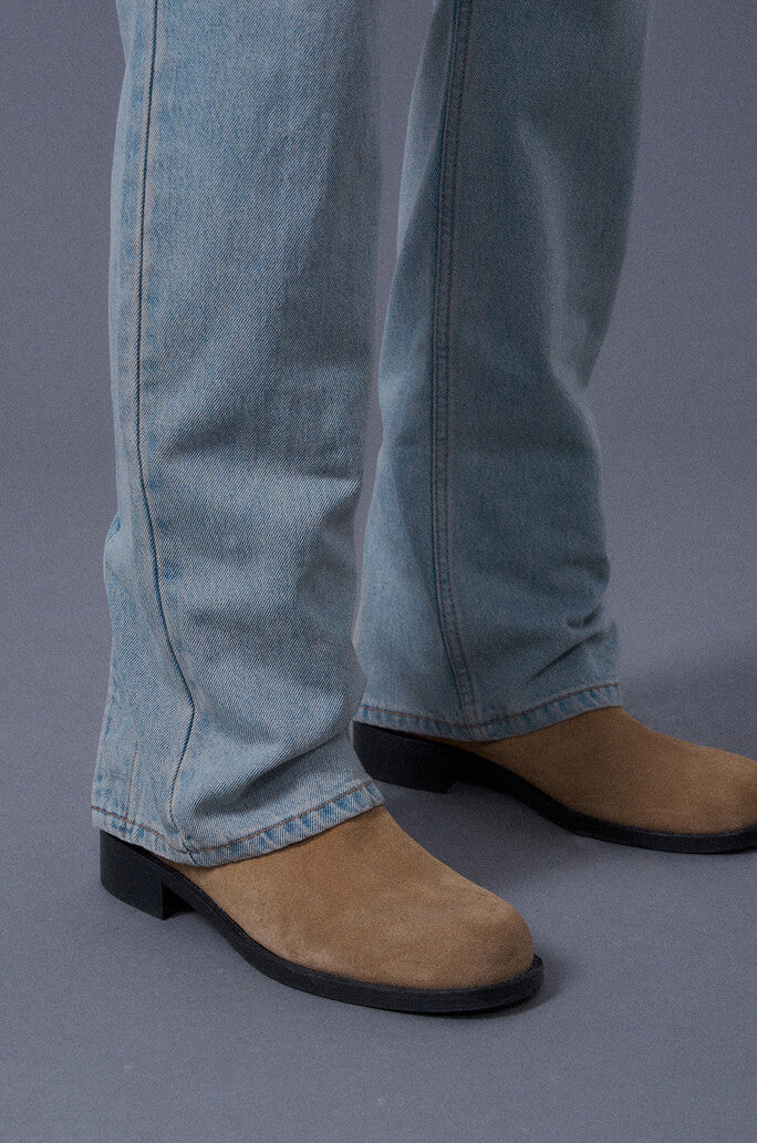 Slim Slit Denim Pants