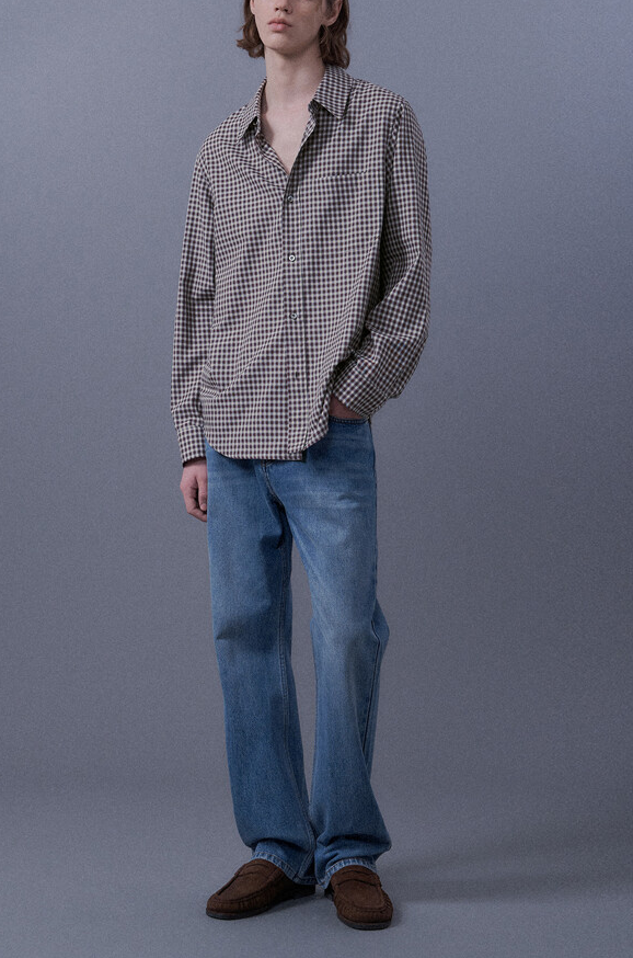 Straight Denim Pants