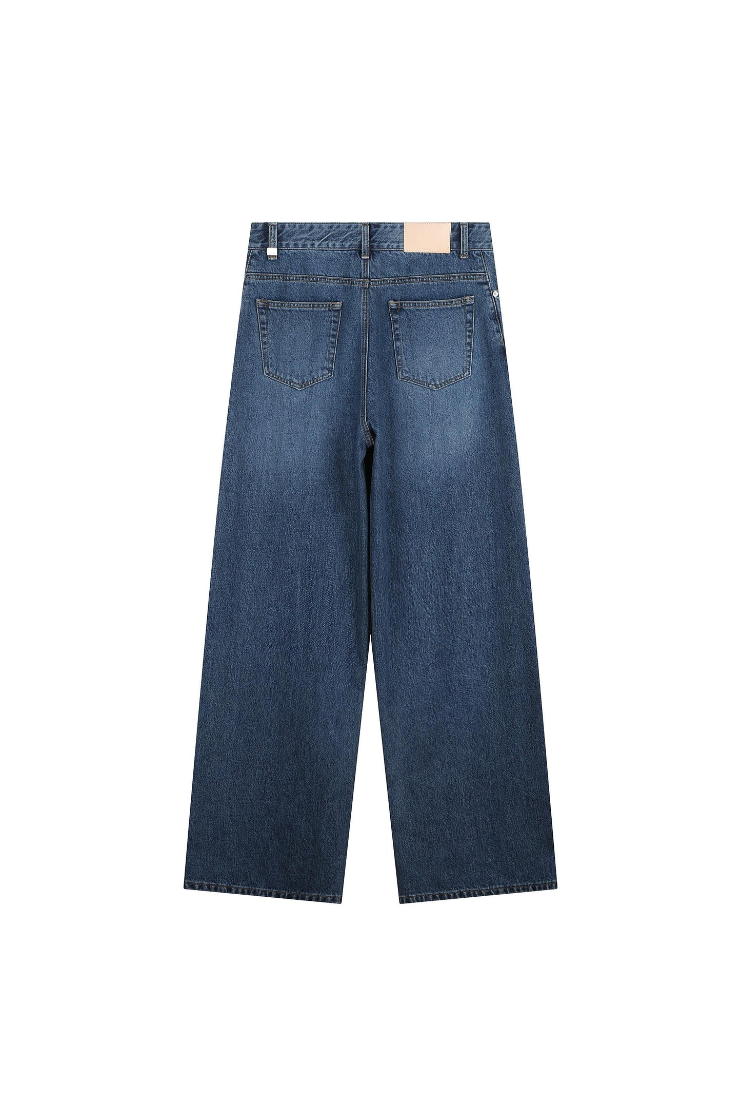 Twisted Side Seam Denim Pants