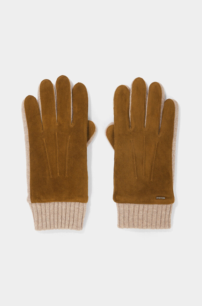 Cashmere Blend Lined Goat Leather Gloves