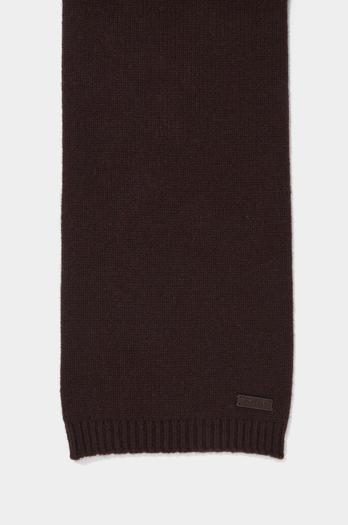 Cashmere-Blend Knit Scarf