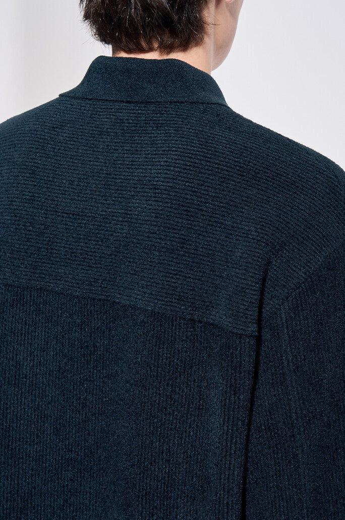 Shirt-Style Knit Cardigan