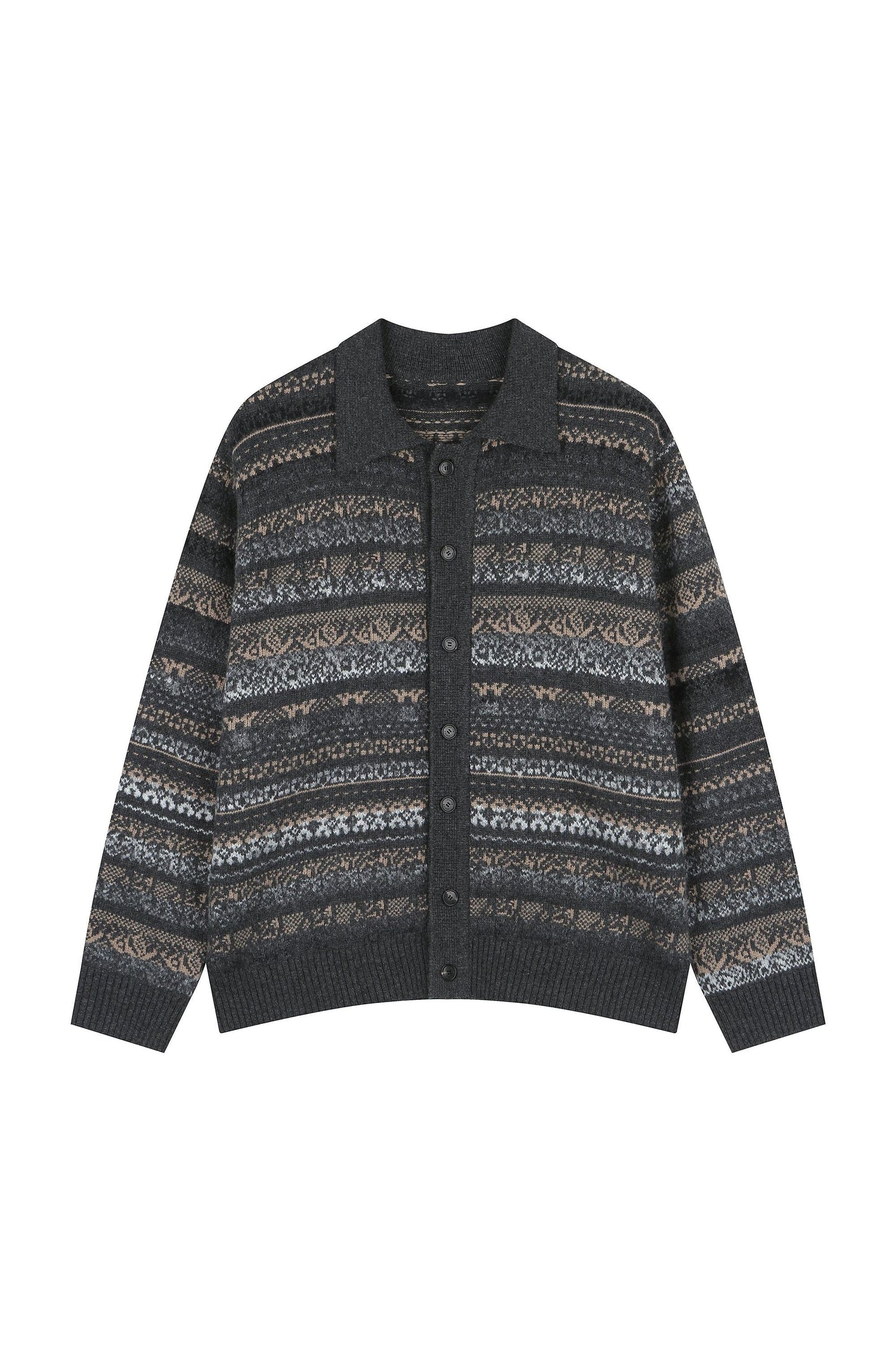 Pattern Knitted Cardigan