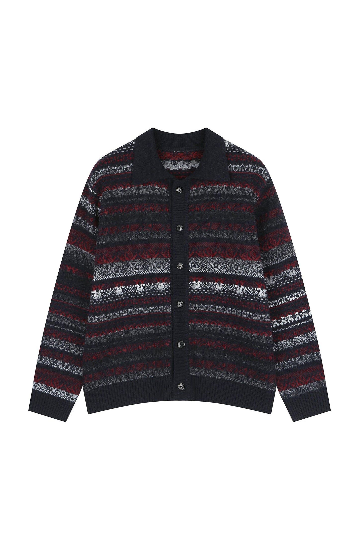 Pattern Knitted Cardigan