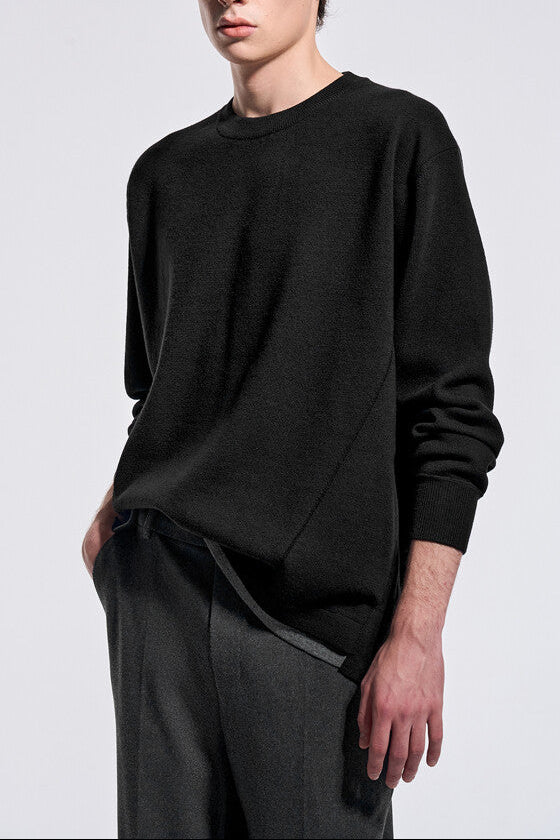 Basic Wool Knit Pullover