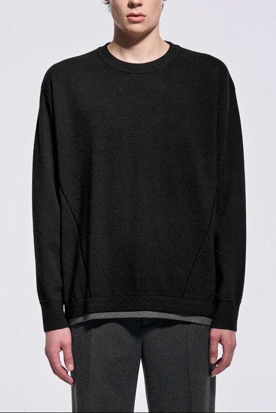 Basic Wool Knit Pullover
