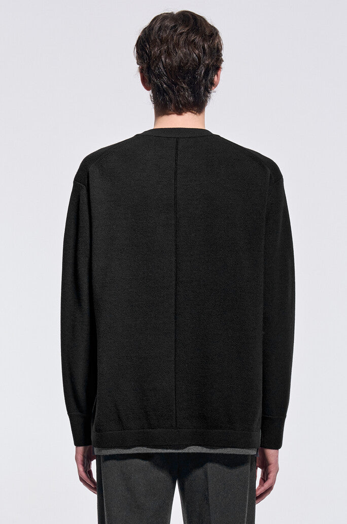 Basic Wool Knit Pullover