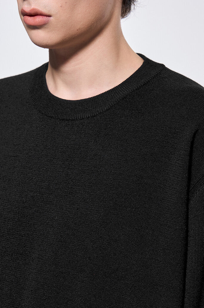 Basic Wool Knit Pullover