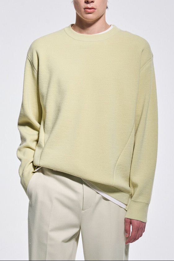 Basic Wool Knit Pullover