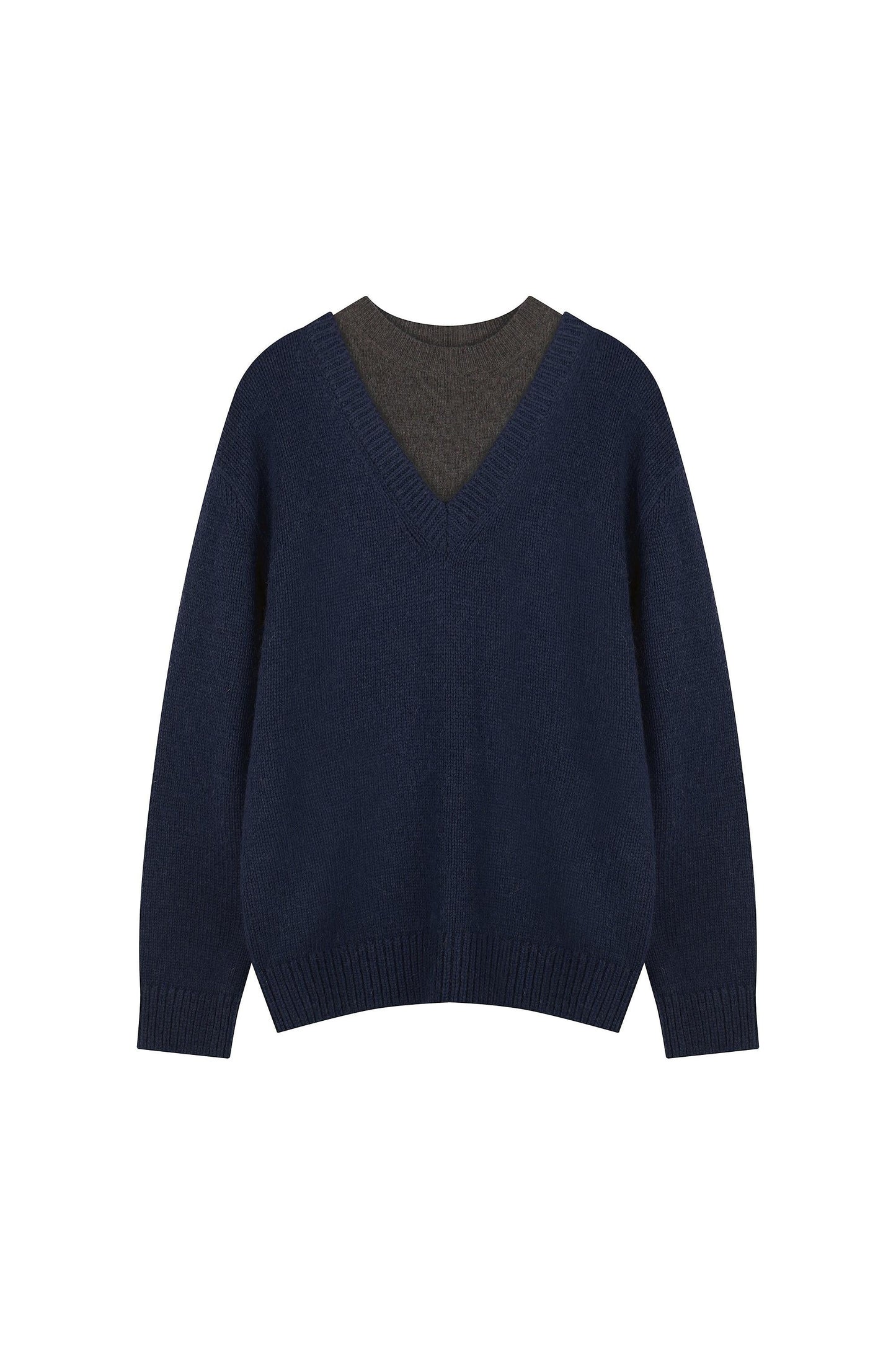 Double Neck Knitted Top