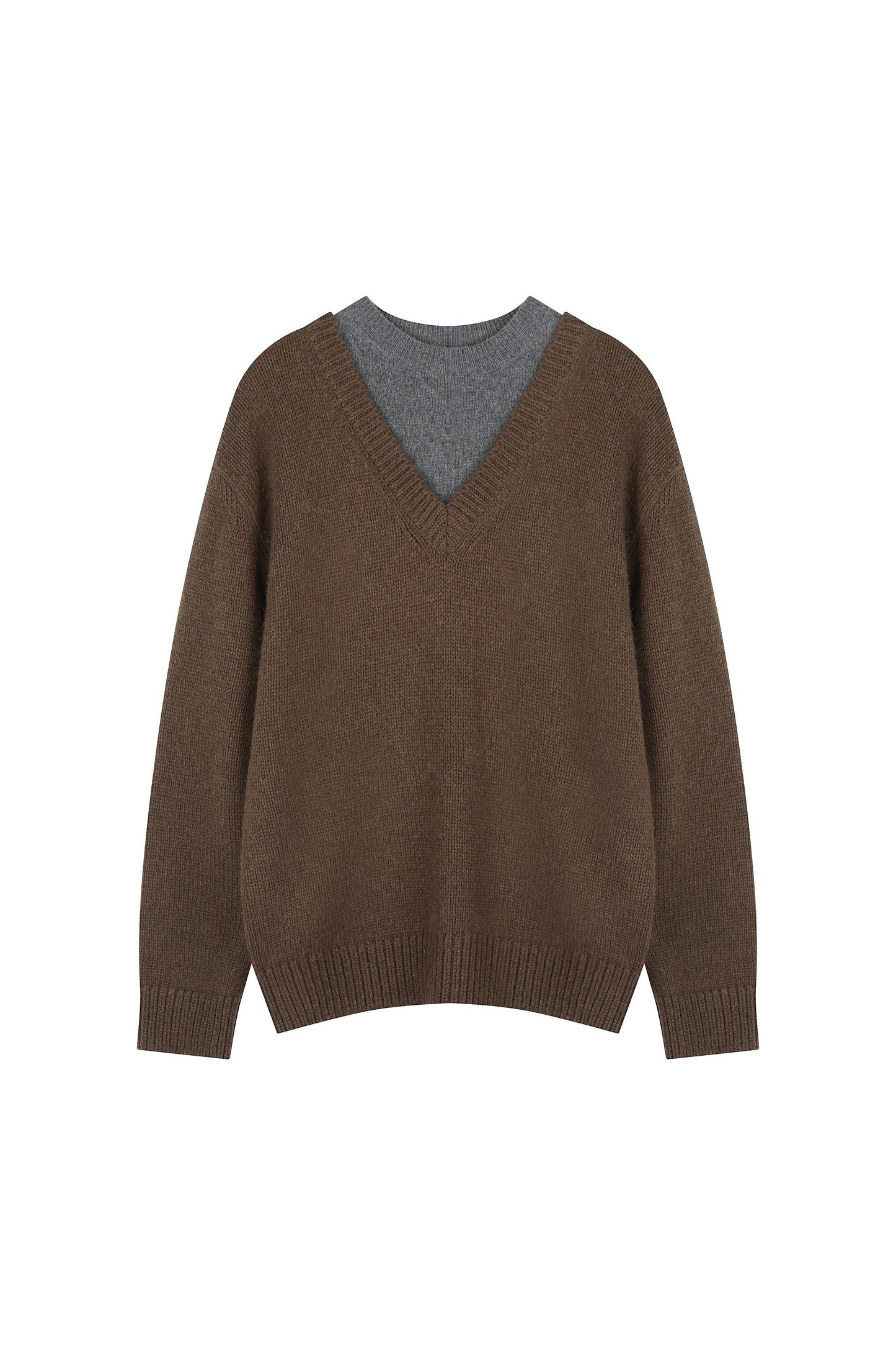 Double Neck Knitted Top