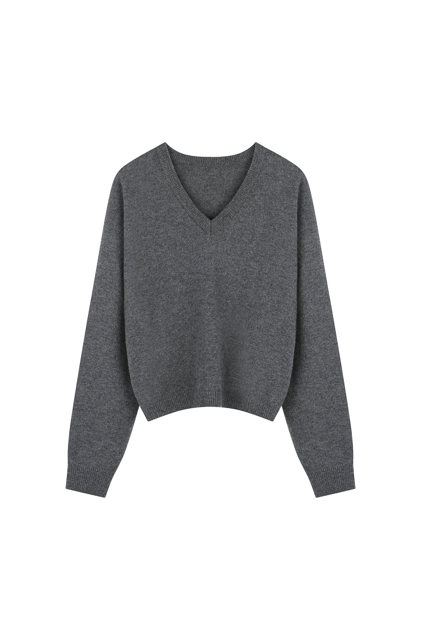 V Neck Knitted Top