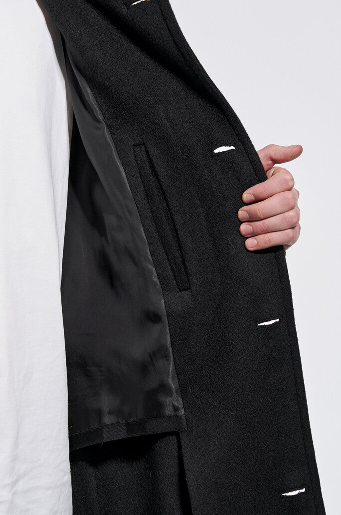 Cashmere-Blend Balmacaan Coat