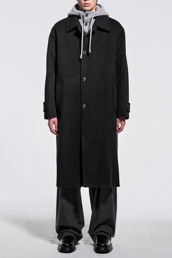 Cashmere-Blend Balmacaan Coat