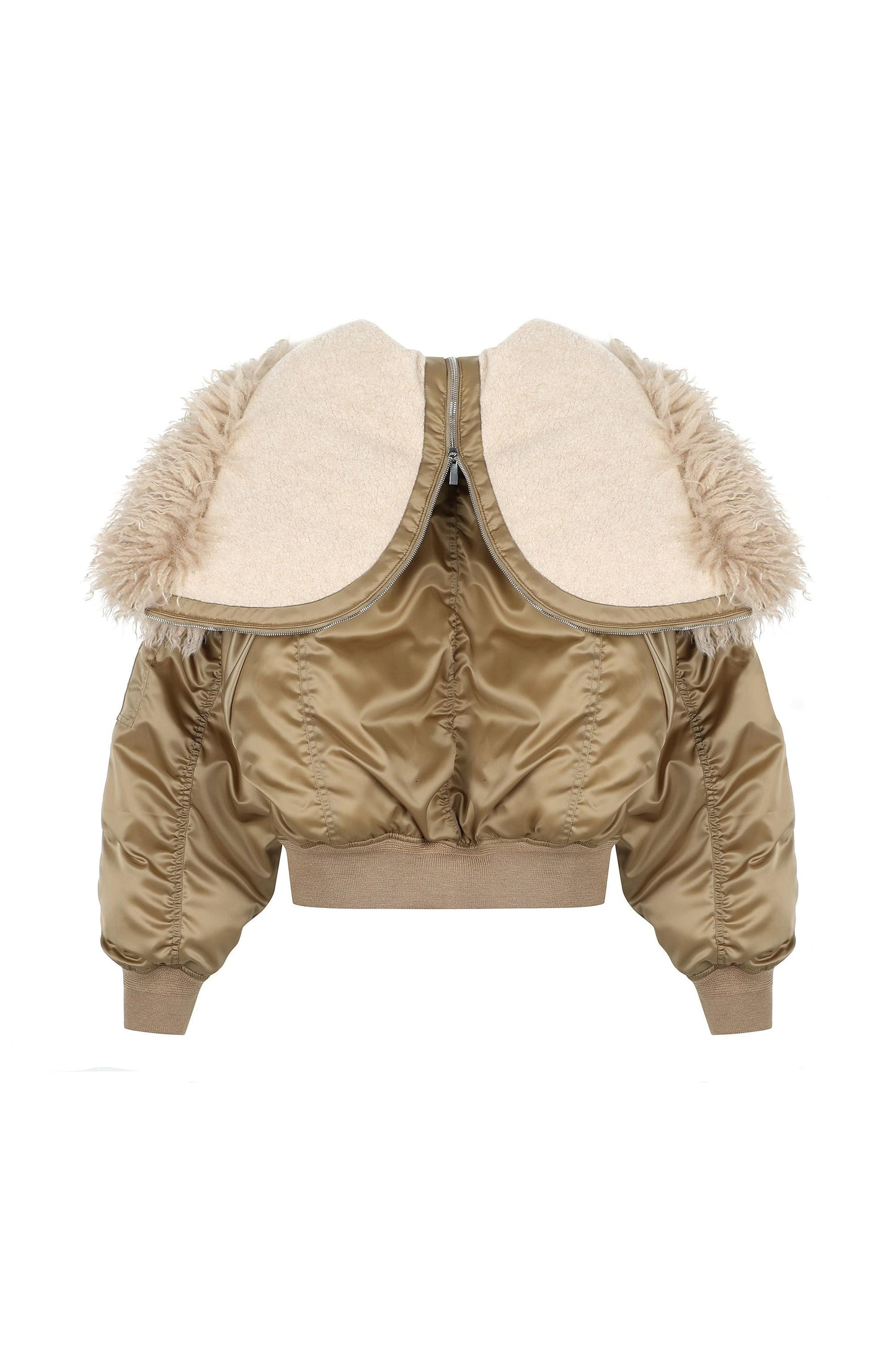 Bomber Jacket With Fur