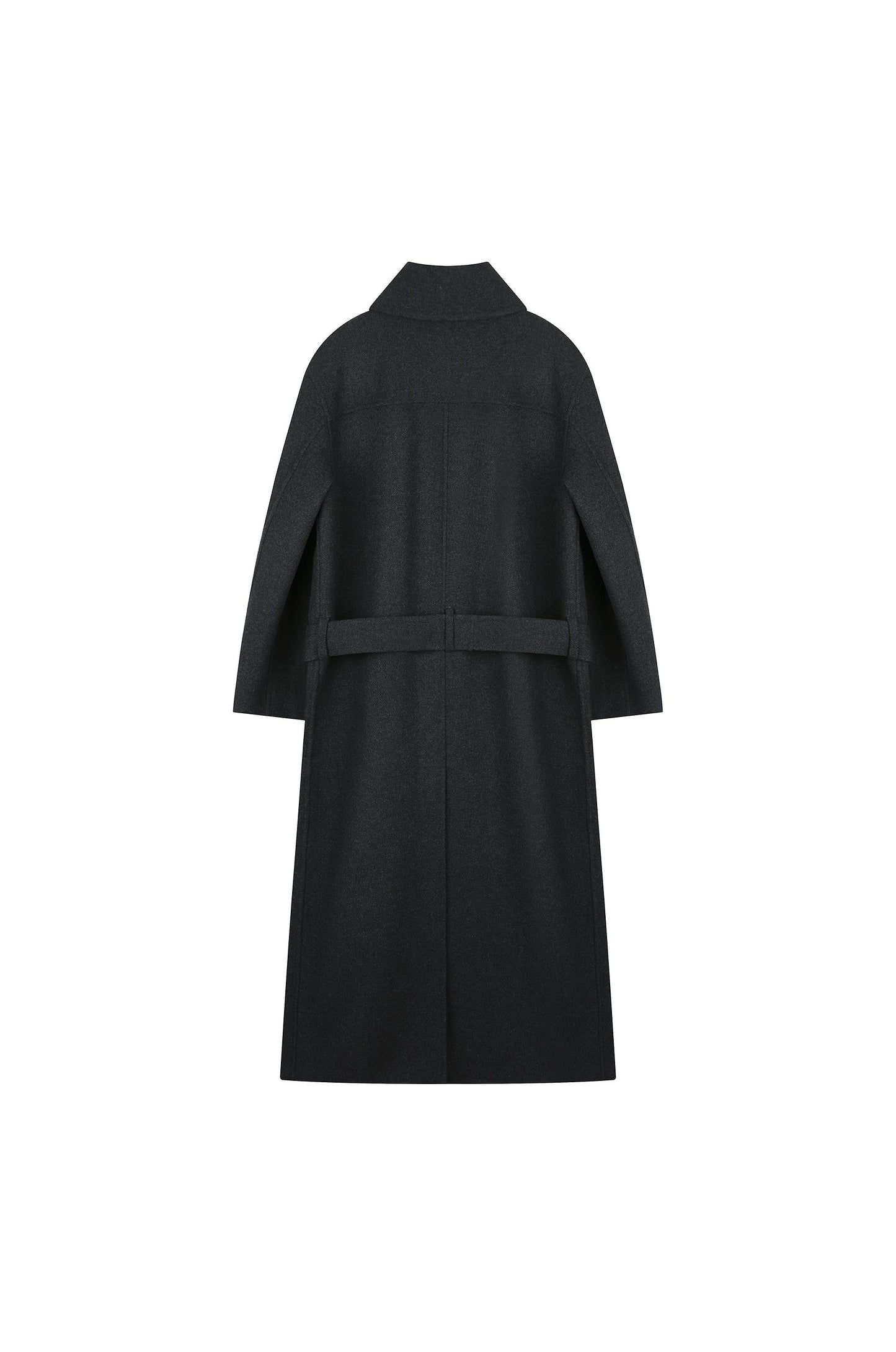 Fluid Lapel Double Coat