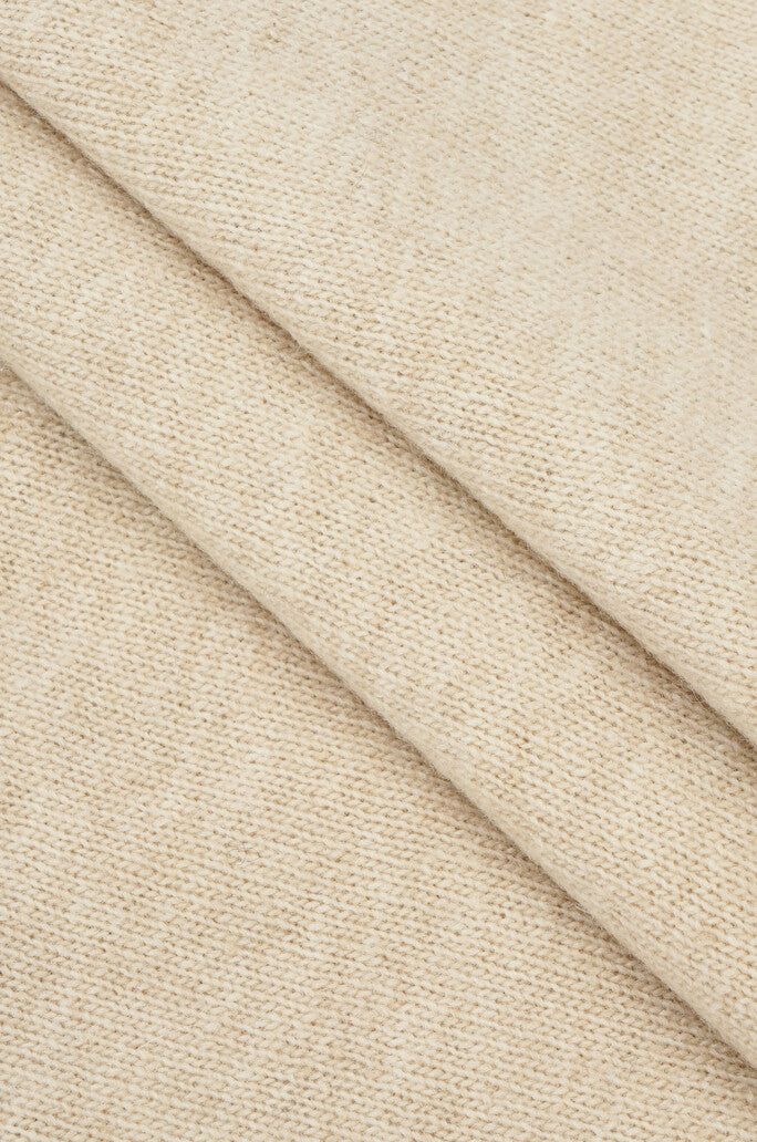 Wool-Blend High-Neck Cape Scarf