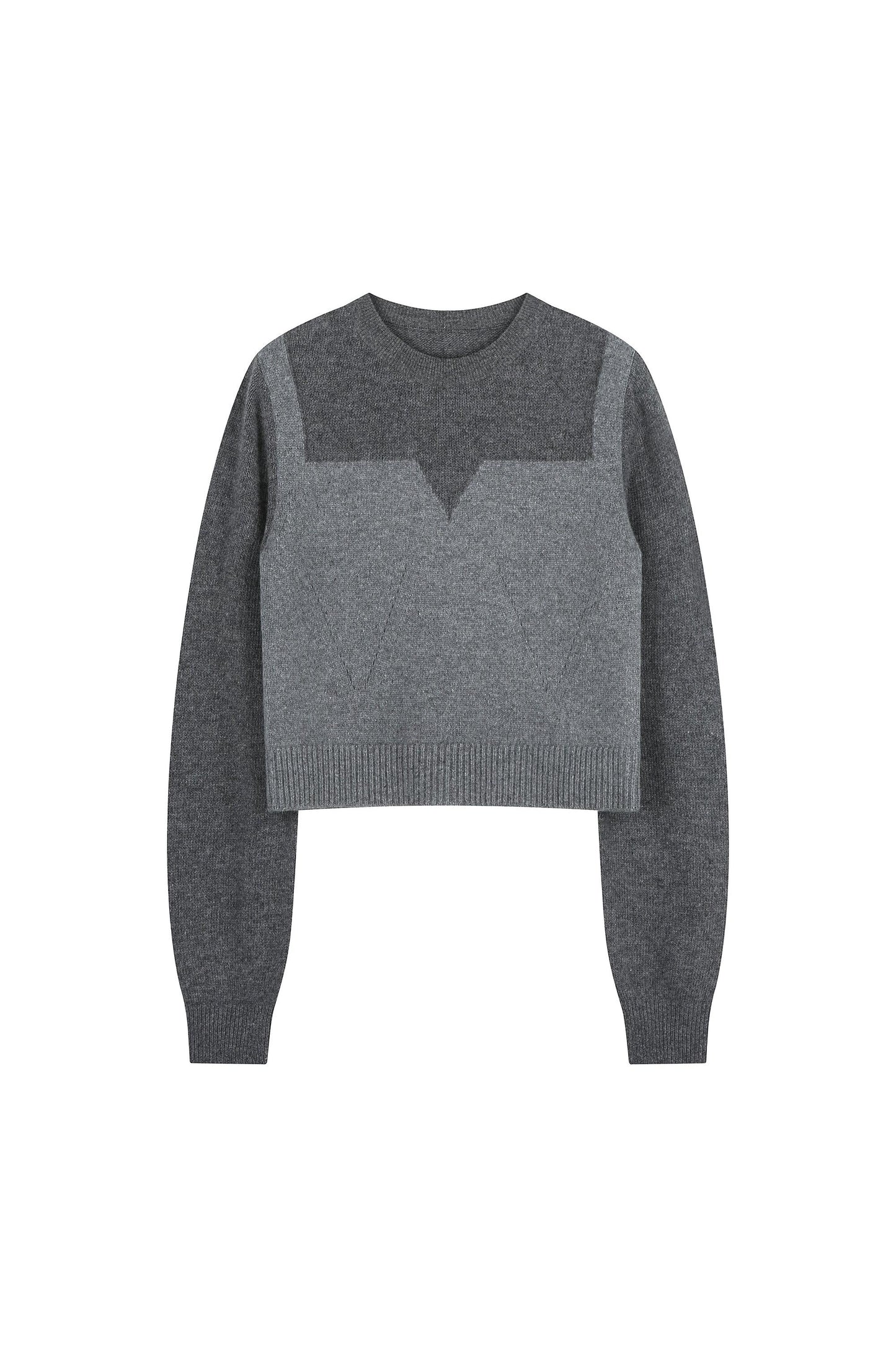 Modern Incision Knit Top