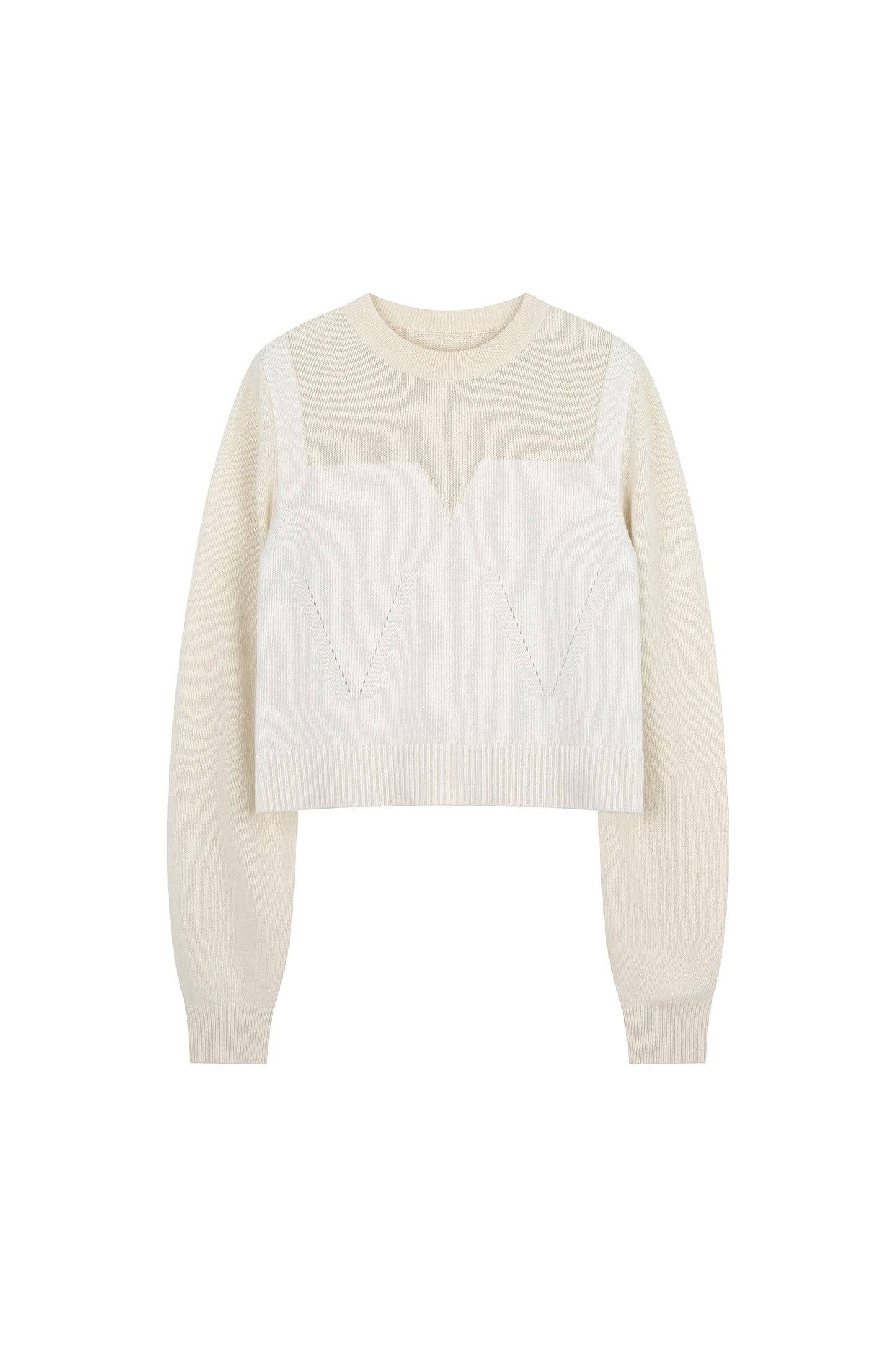 Modern Incision Knit Top