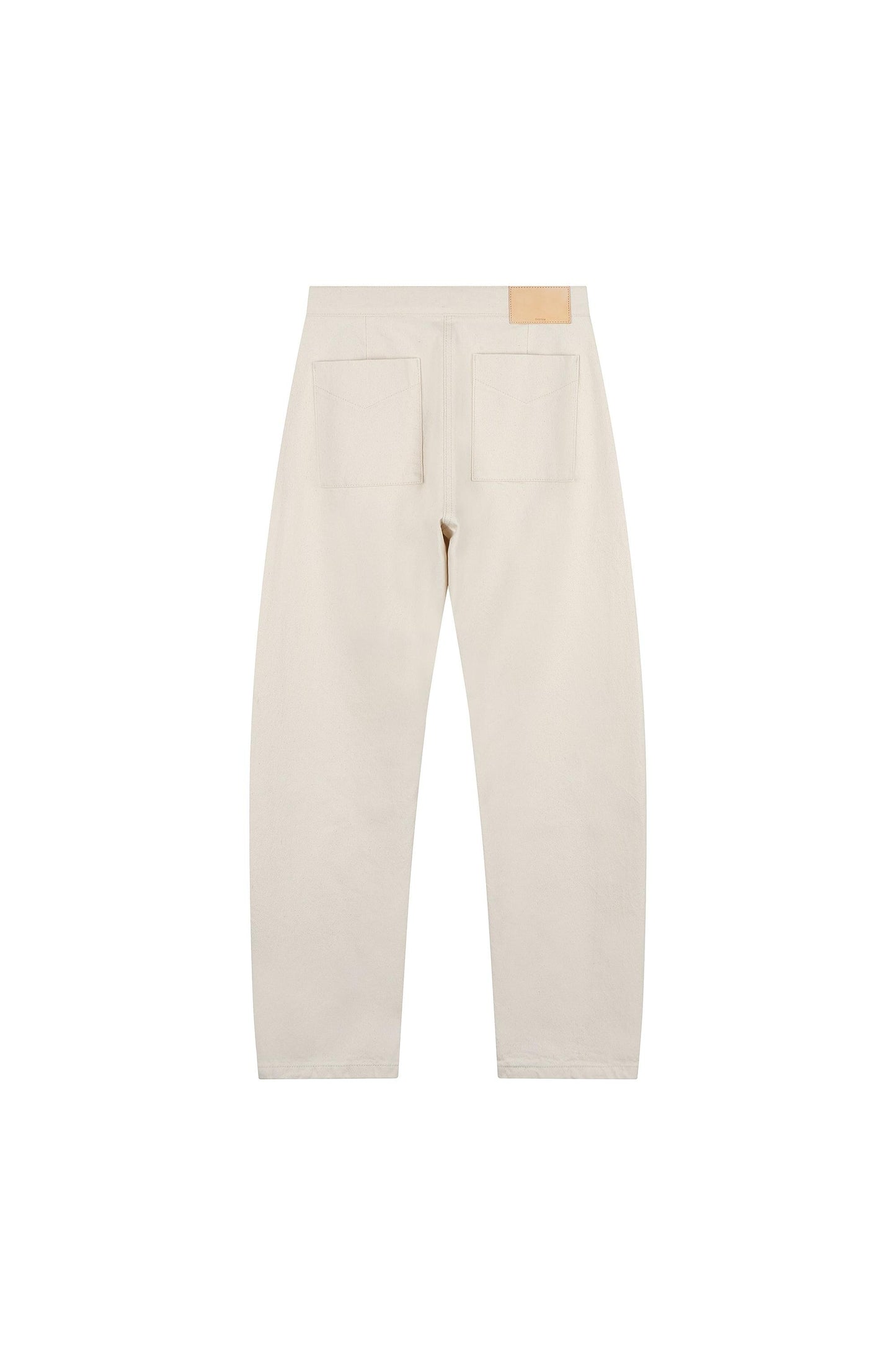 Curved Silhouett Denim Pants