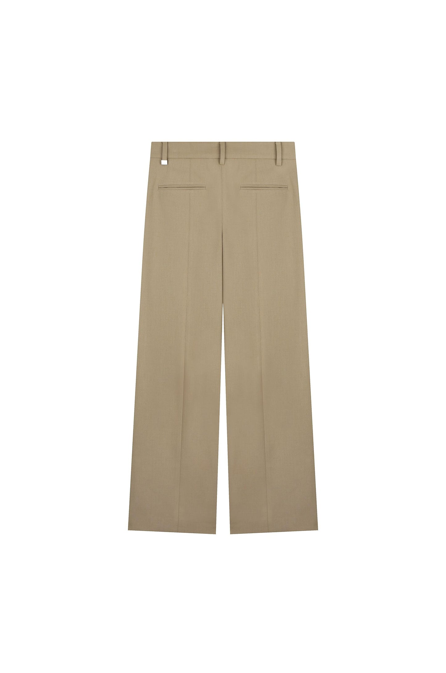 Low-Waist Straight Trousers