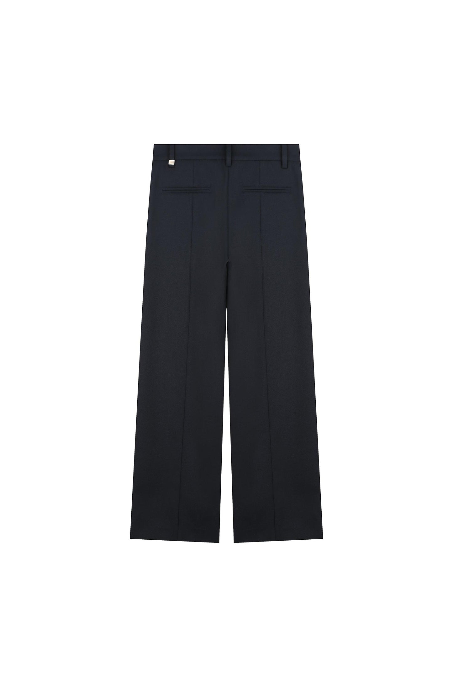 Low-Waist Straight Trousers