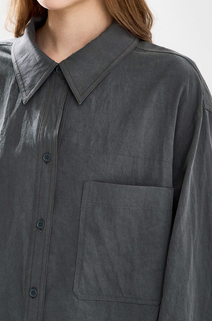 Crinkled Multiway Shirt