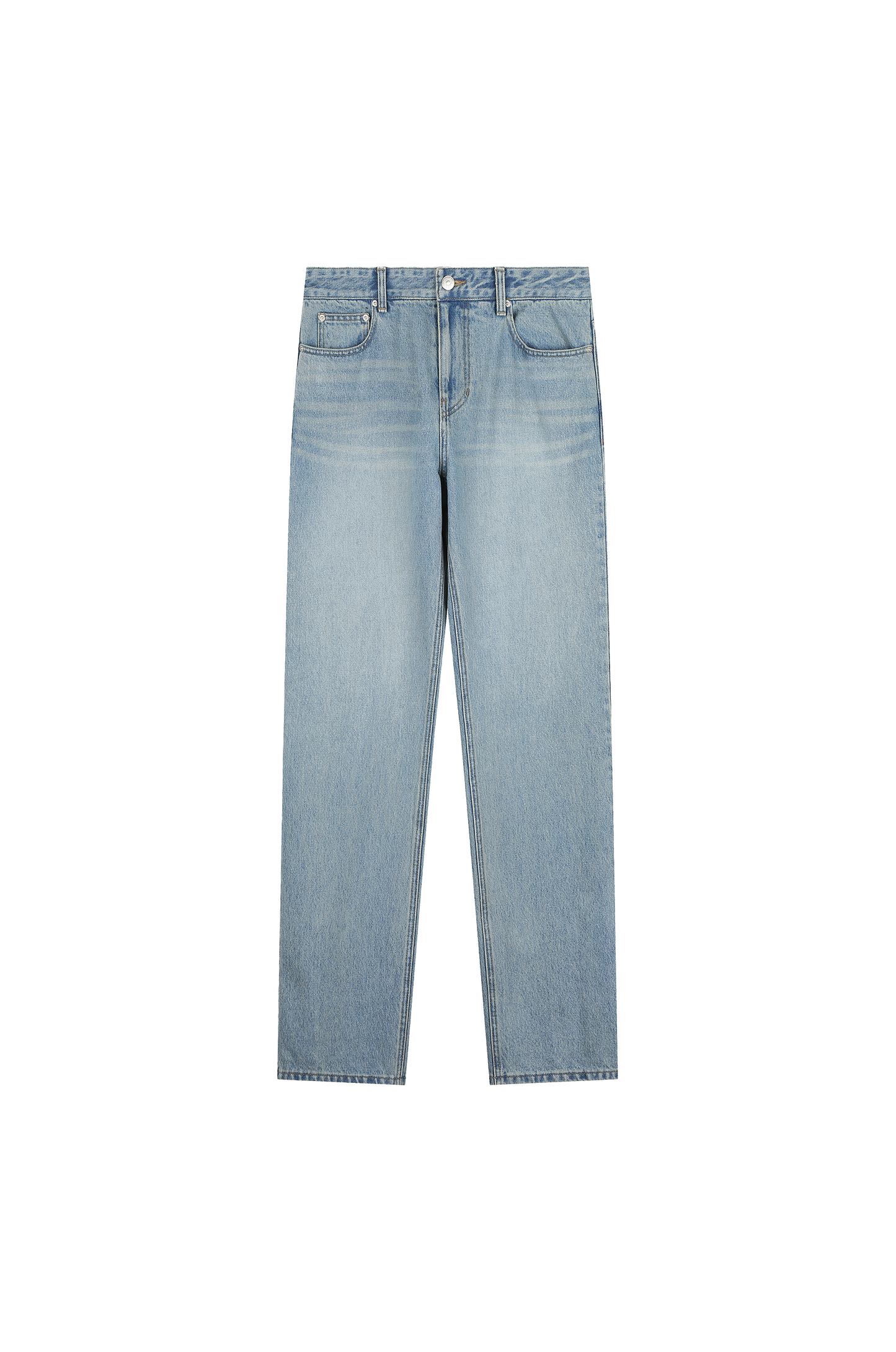 Slim Slit Denim Pants