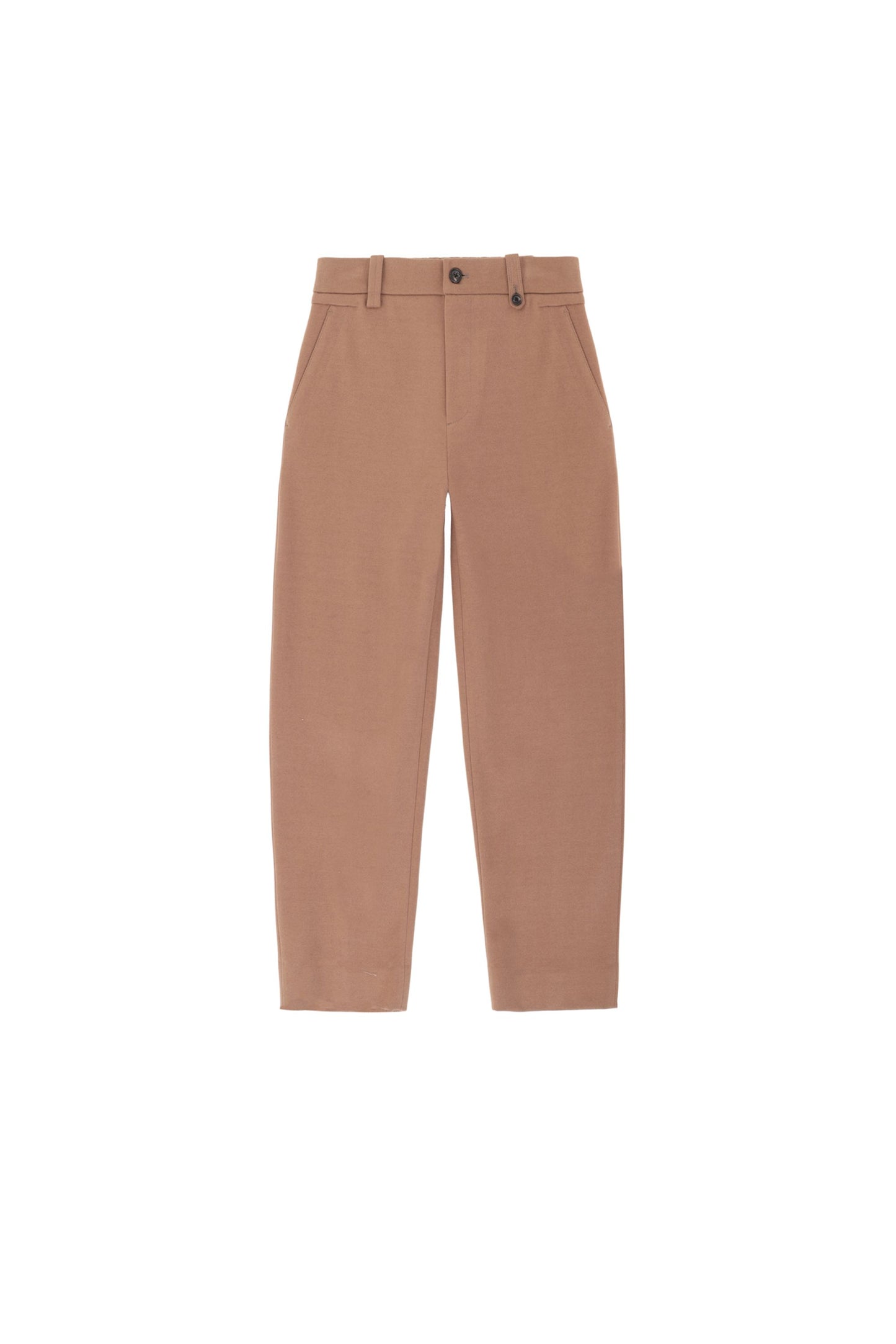 Relaxed Tapered Stretch Trousers