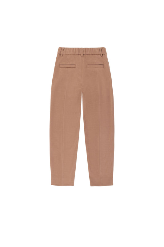 Relaxed Tapered Stretch Trousers