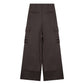 Cargo Pocket Satin Wide Trousers System