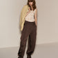 Cargo Pocket Satin Wide Trousers System