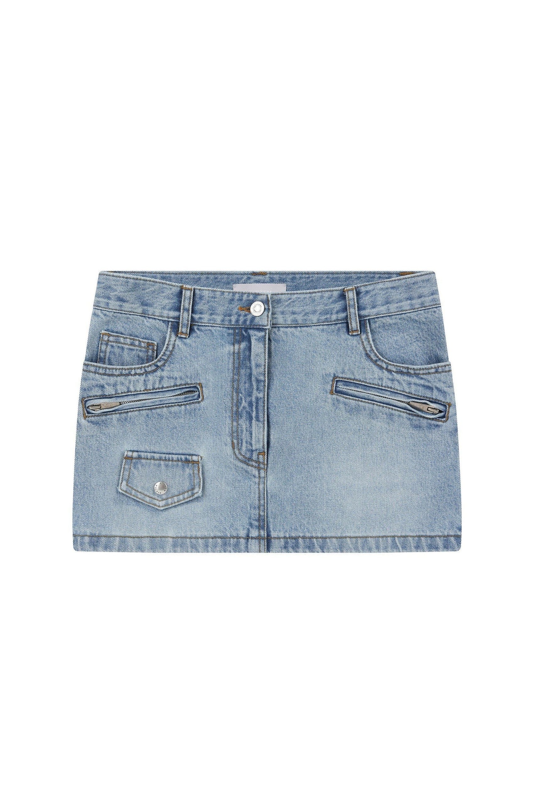 Denim Biker Skirt System