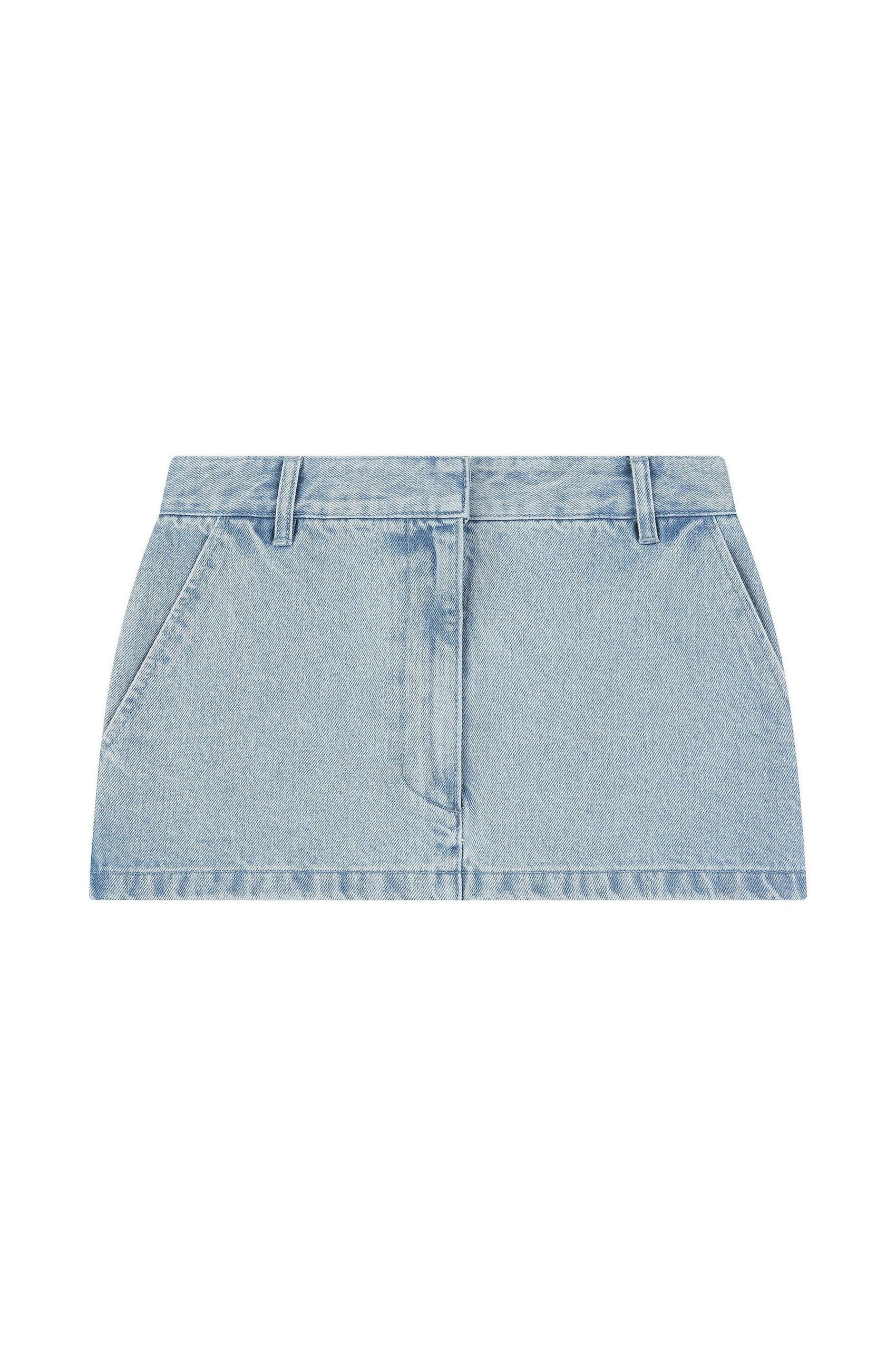 Denim Mini Skirt System