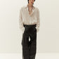 Motocycle Faux Leather Pants System