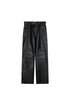 Motocycle Faux Leather Pants System