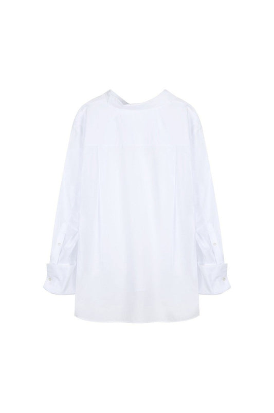 Oversized Asymmetric Collar Shirt System