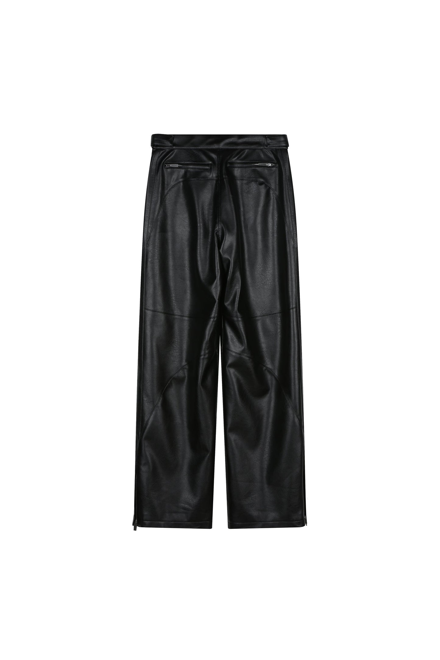 Motocycle Faux Leather Pants