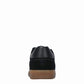 Contrast Texture Cowhide Sneakers