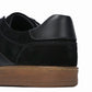 Contrast Texture Cowhide Sneakers