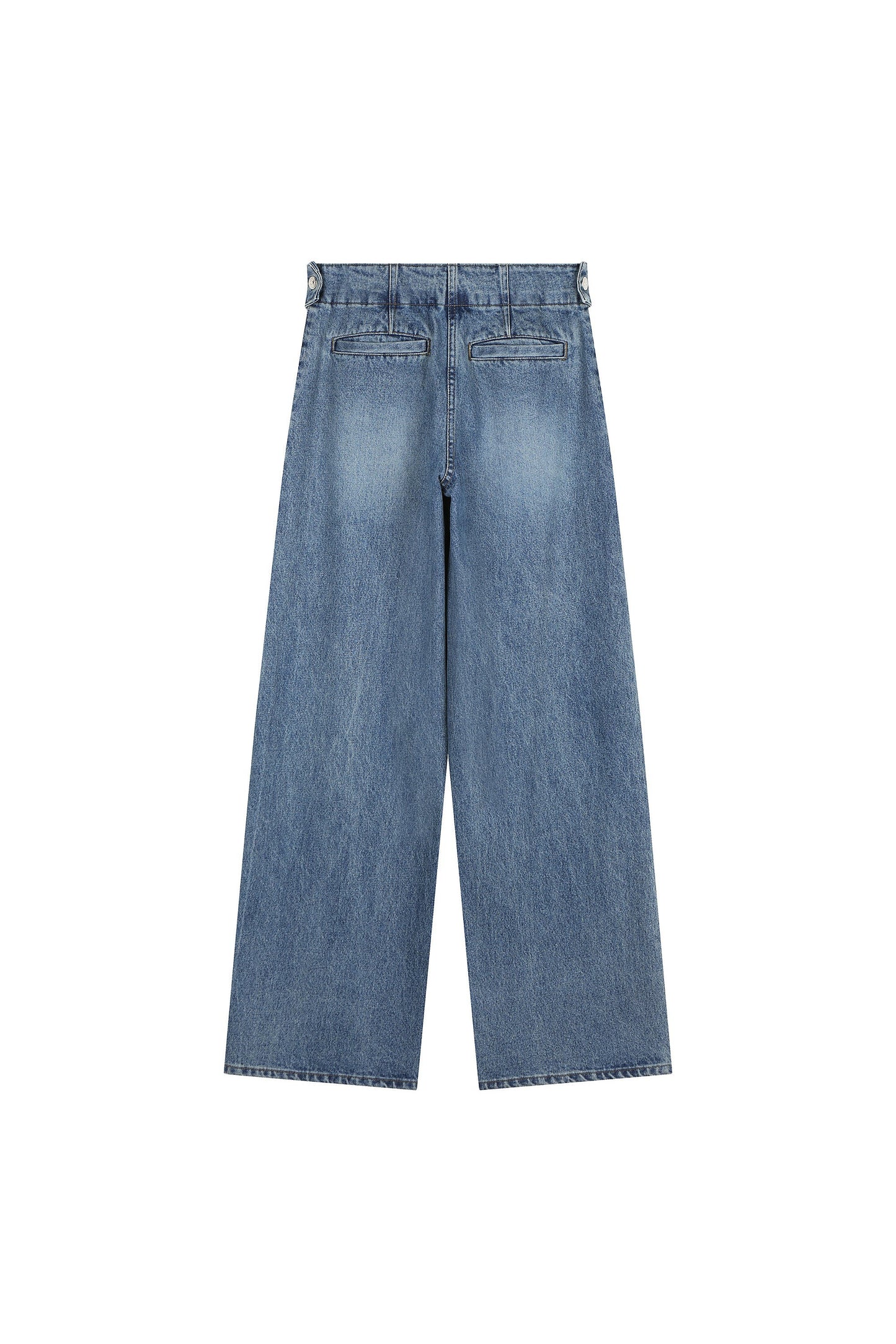 Waist Strap Denim Pants