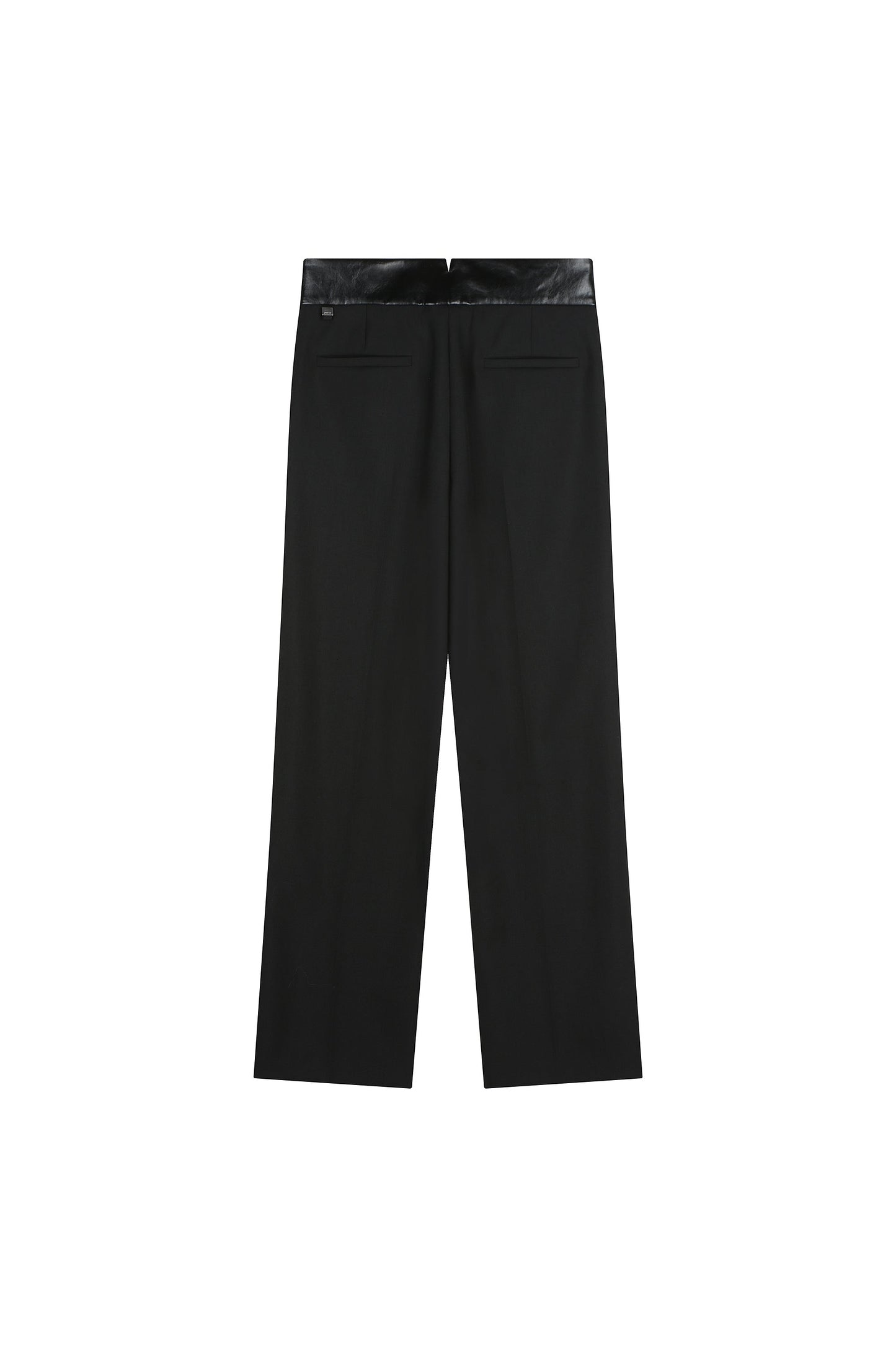 Leather Detailed Tuxedo Pants