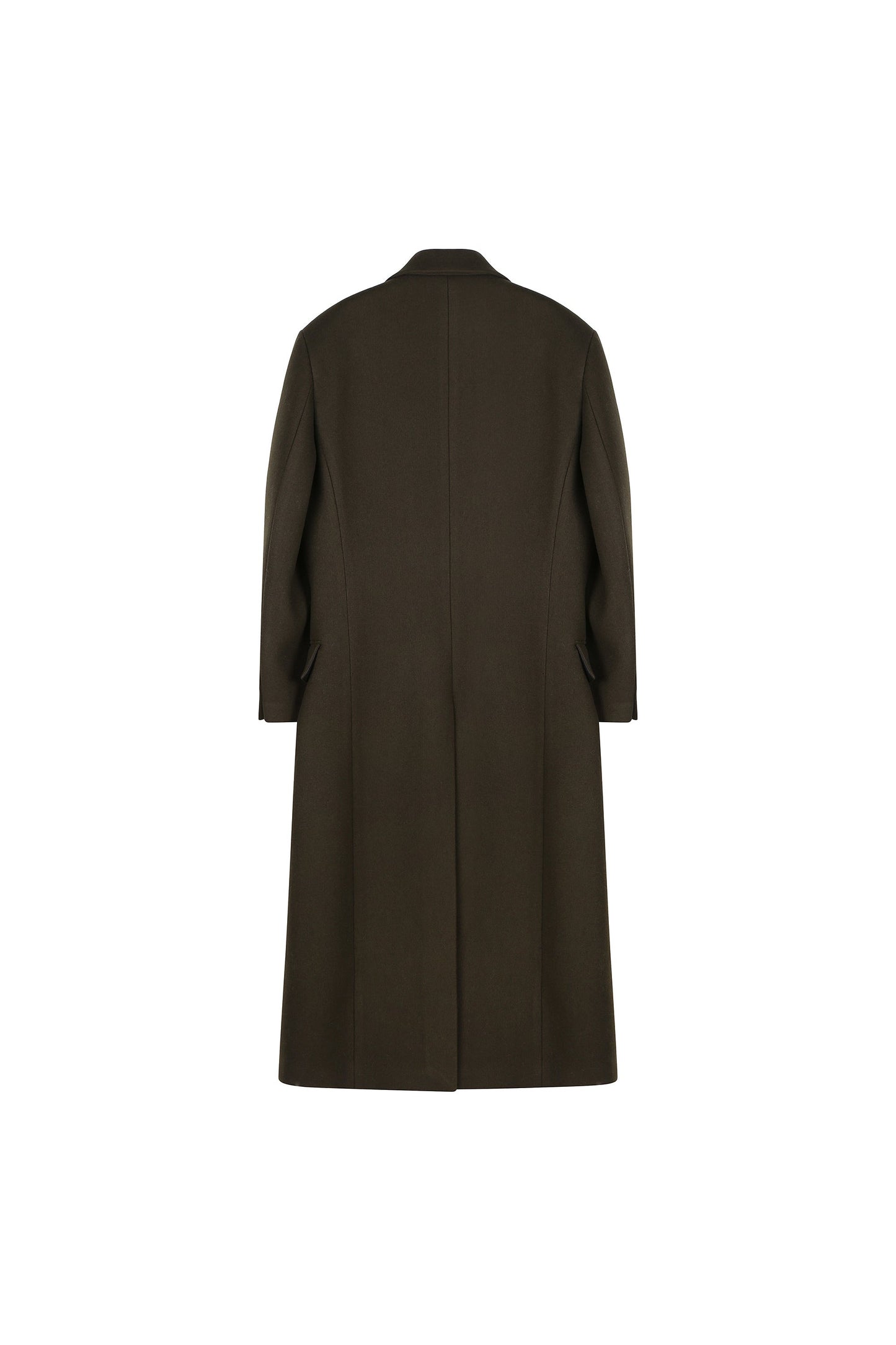 Peaked Lapel Double Coat