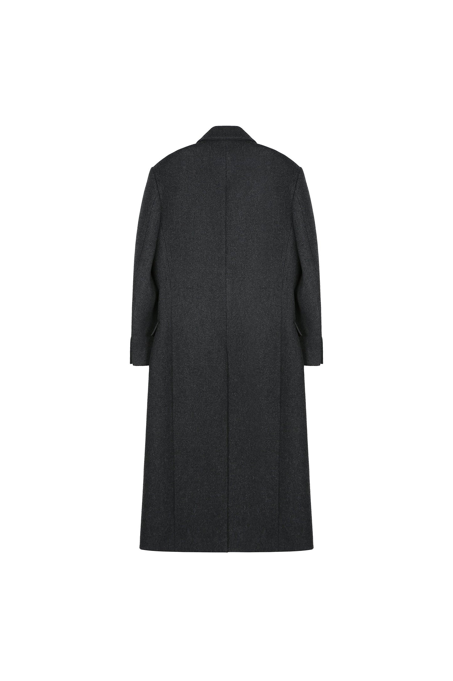 Peaked Lapel Double Coat